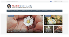 Desktop Screenshot of mujerfuerte.org