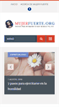 Mobile Screenshot of mujerfuerte.org